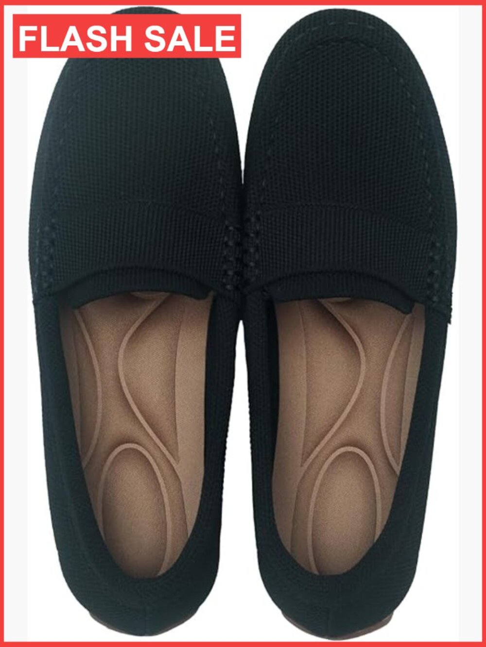 Lightweight Knitted Loafers Casual Flat Shoes Comfortable Boat Shoes
